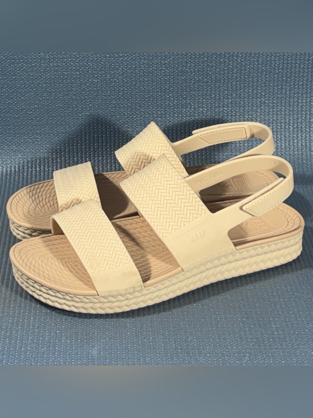 Reef Women's Water Vista Sandals Vintage Oasis Cream Size 8